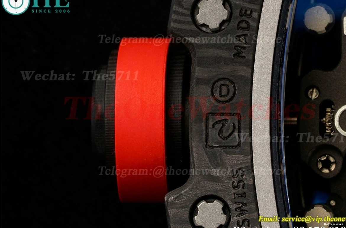RM055 RU on NTPT Crown Red RMUL2 Clone Super ZF Red Strap Rubber 0406